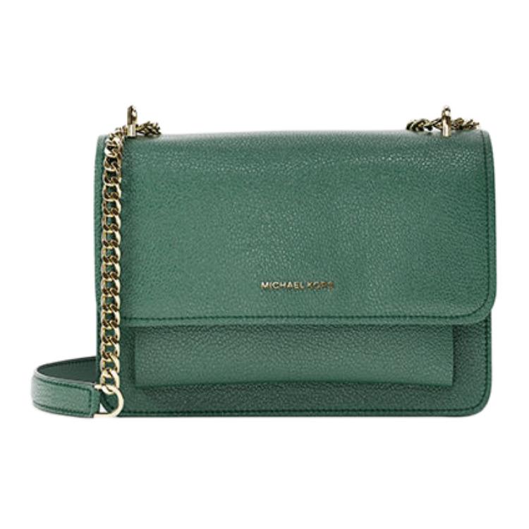

MICHAEL KORS Личи зернистая кожаная сумка через плечо