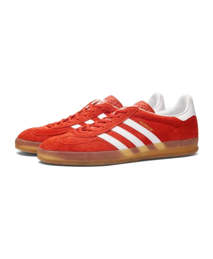 Кроссовки Gazelle ярко-оранжевого цвета для дома Adidas Originals, оранжевый — фото 2