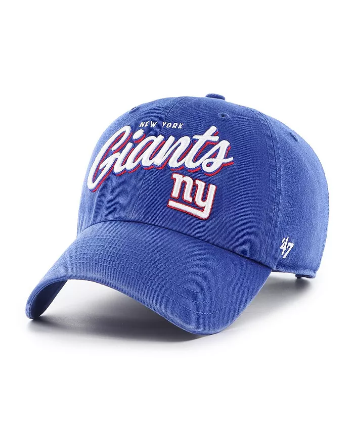 

Женская бейсболка Royal New York Giants Ariana Clean Up с регулировкой высоты '47 Brand