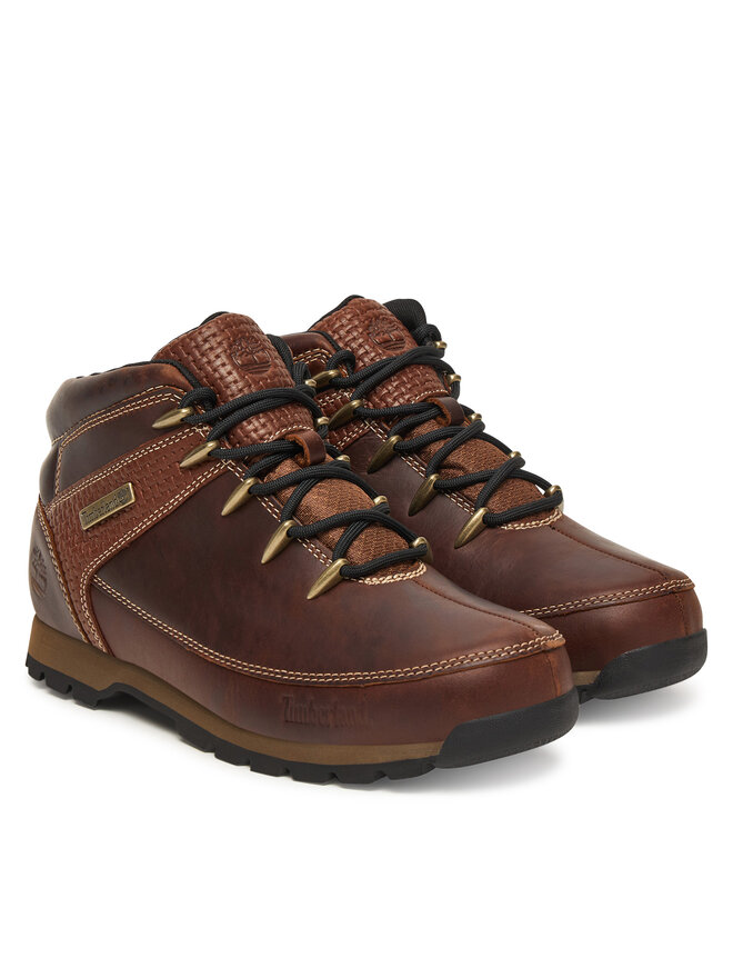 Ботинки Timberland Euro Sprint Mid Lace, коричневые — фото 2