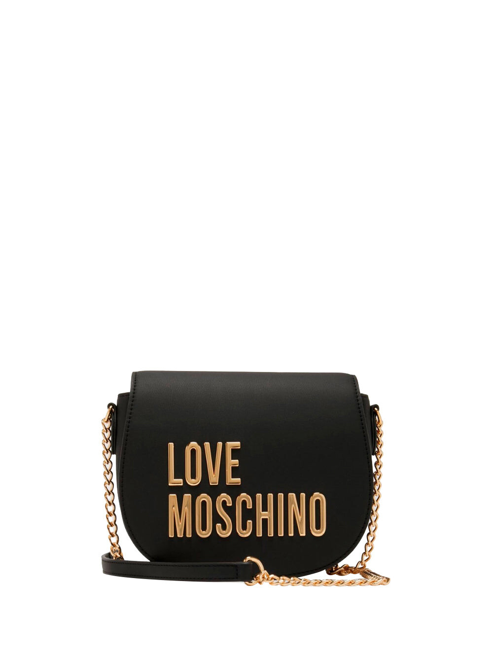 

Черная женская сумка через плечо Moschino