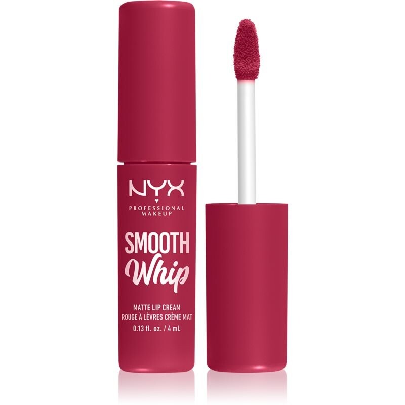 

NYX Professional Makeup Smooth Whip Matte Lip Cream бархатистая помада с разглаживающим эффектом оттенок 08 Fuzzy Slippers 4 мл Inna Marka