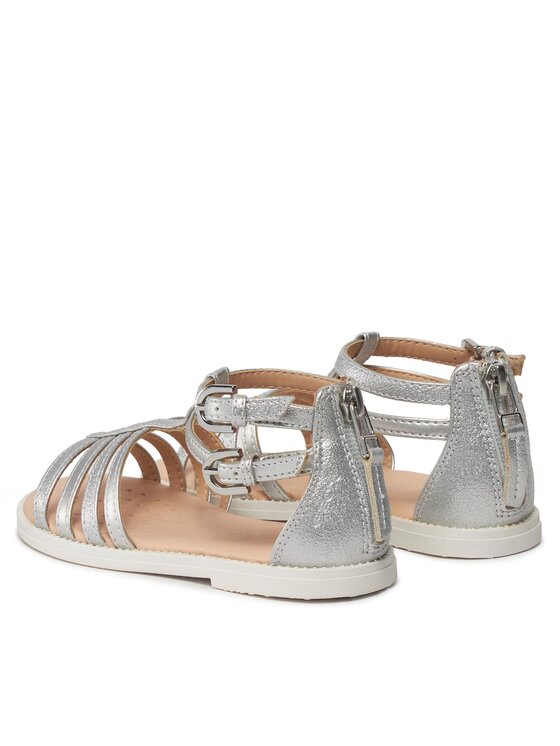 Сандалии J Sandal Karly Girl J7235D 0QDAJ C1007 S Geox, серебряный — фото 3