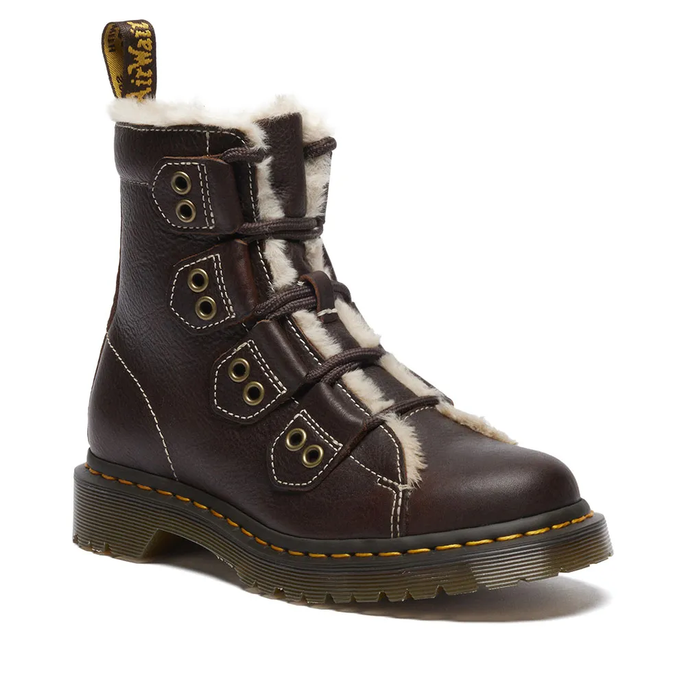 Ботинки Dr Martens 1460 Ltt Fl, коричневый