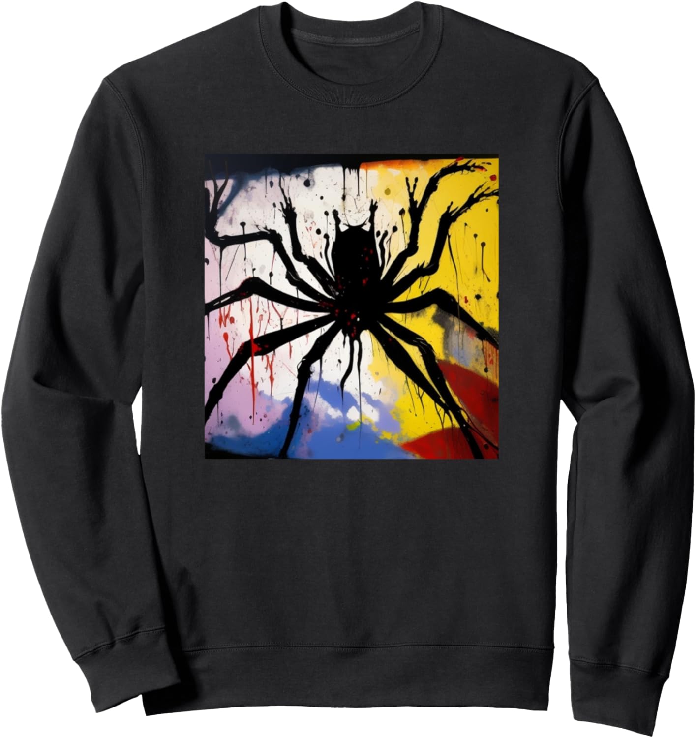 

Идеальная толстовка для любителей пауков Spider Art Merch + Men Women Kids Boys Girls Gift, черный