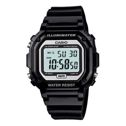 

Часы CASIO Waterproof Unisex Mens Black Digital, черный