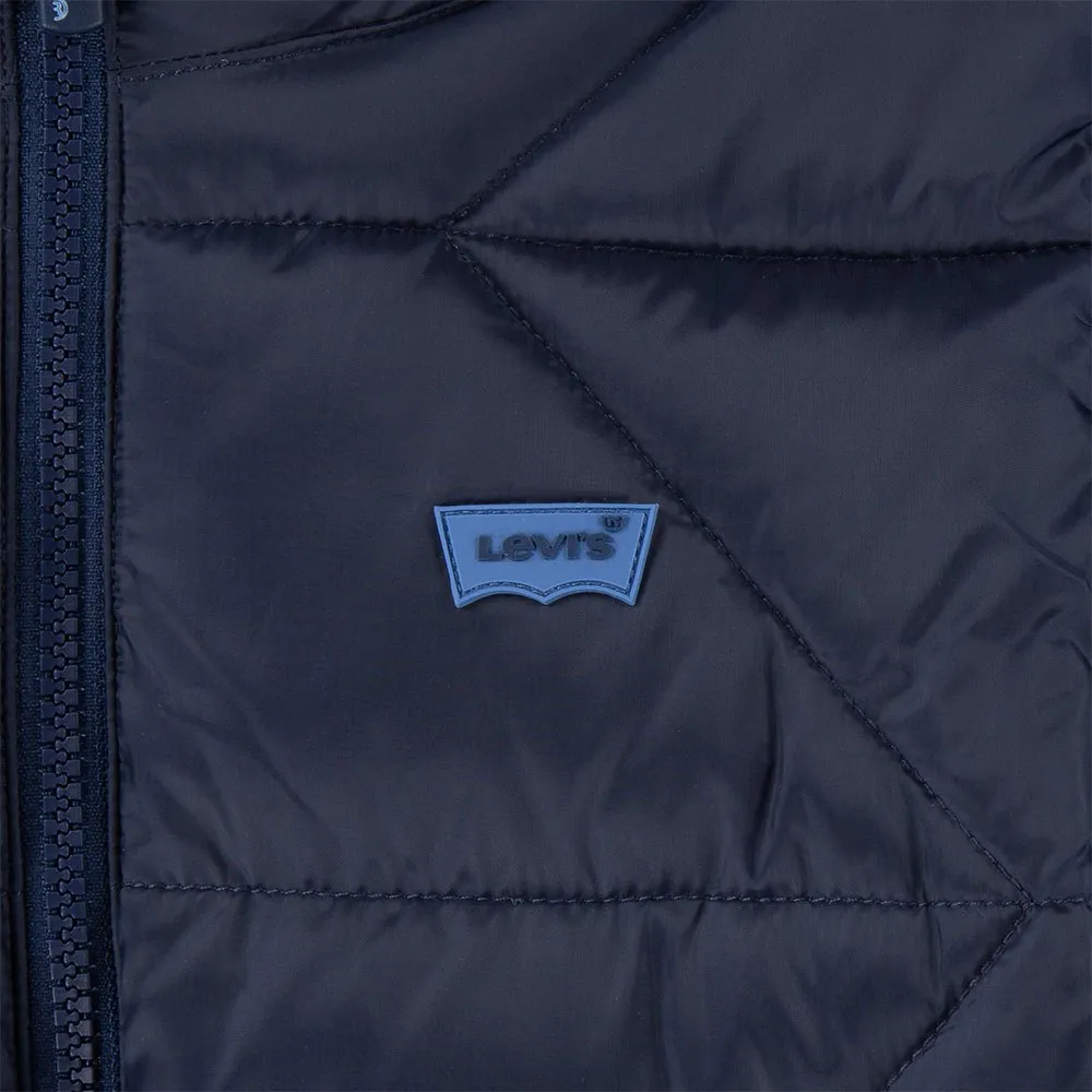 Пуховая куртка Levi's с подкладкой из искусственной овчины Sherpa, синий — фото 3