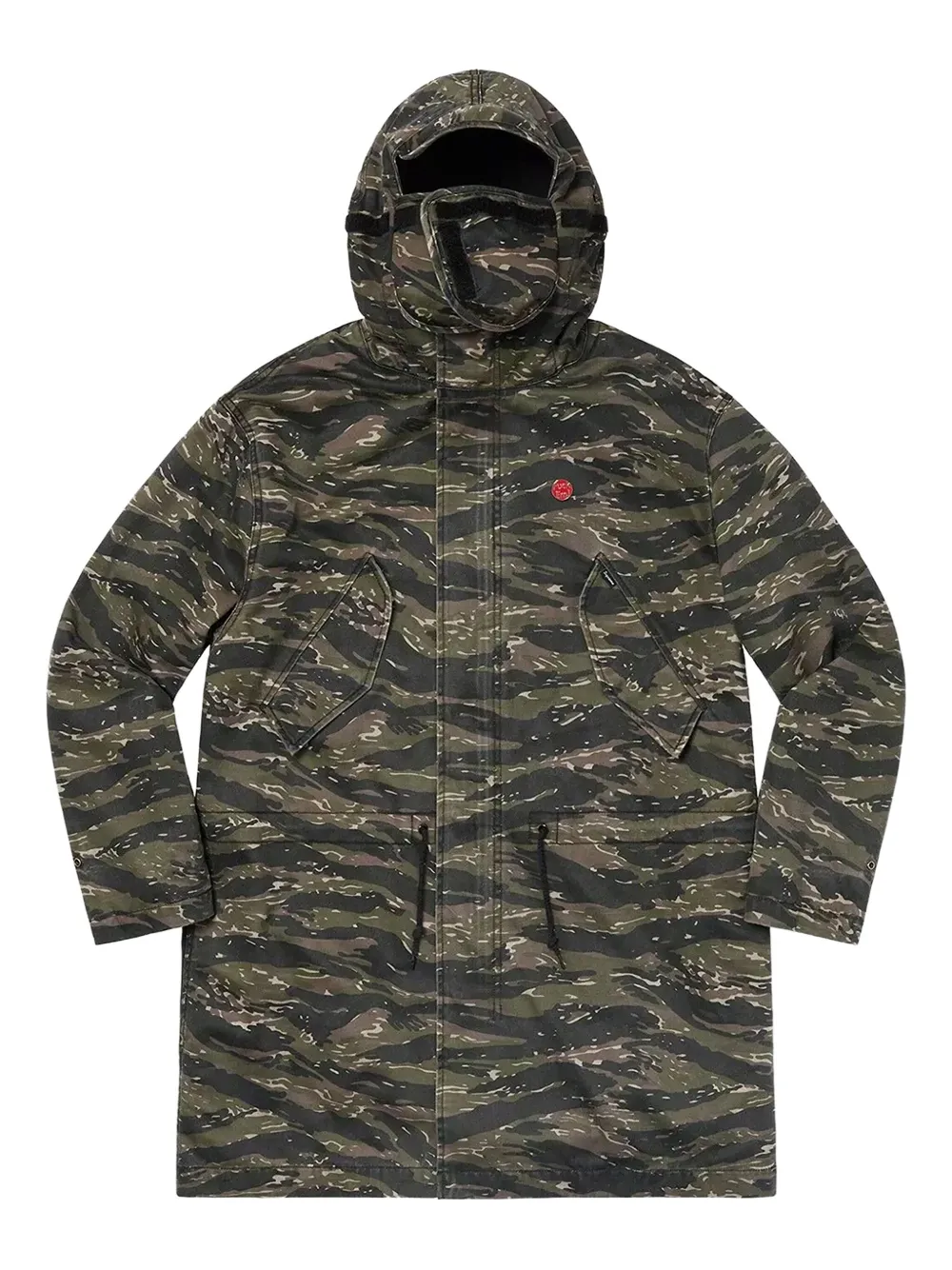 Парка с камуфляжным узором Supreme, зеленый