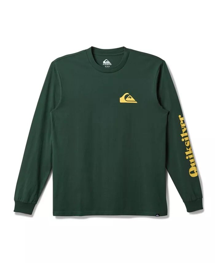 

Мужская футболка Twin Fin Mate с длинным рукавом Quiksilver, зеленый