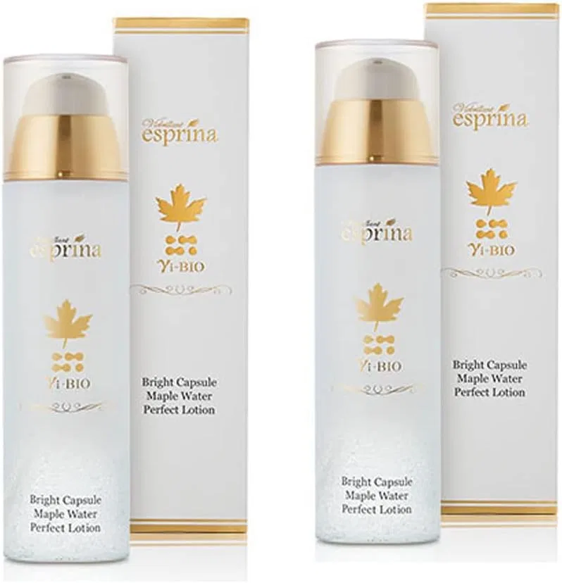 Набор — Для лица Esprina Bio Bright Capsule Maple Water Perfect Lotion, набор 2 шт., увлажняющий