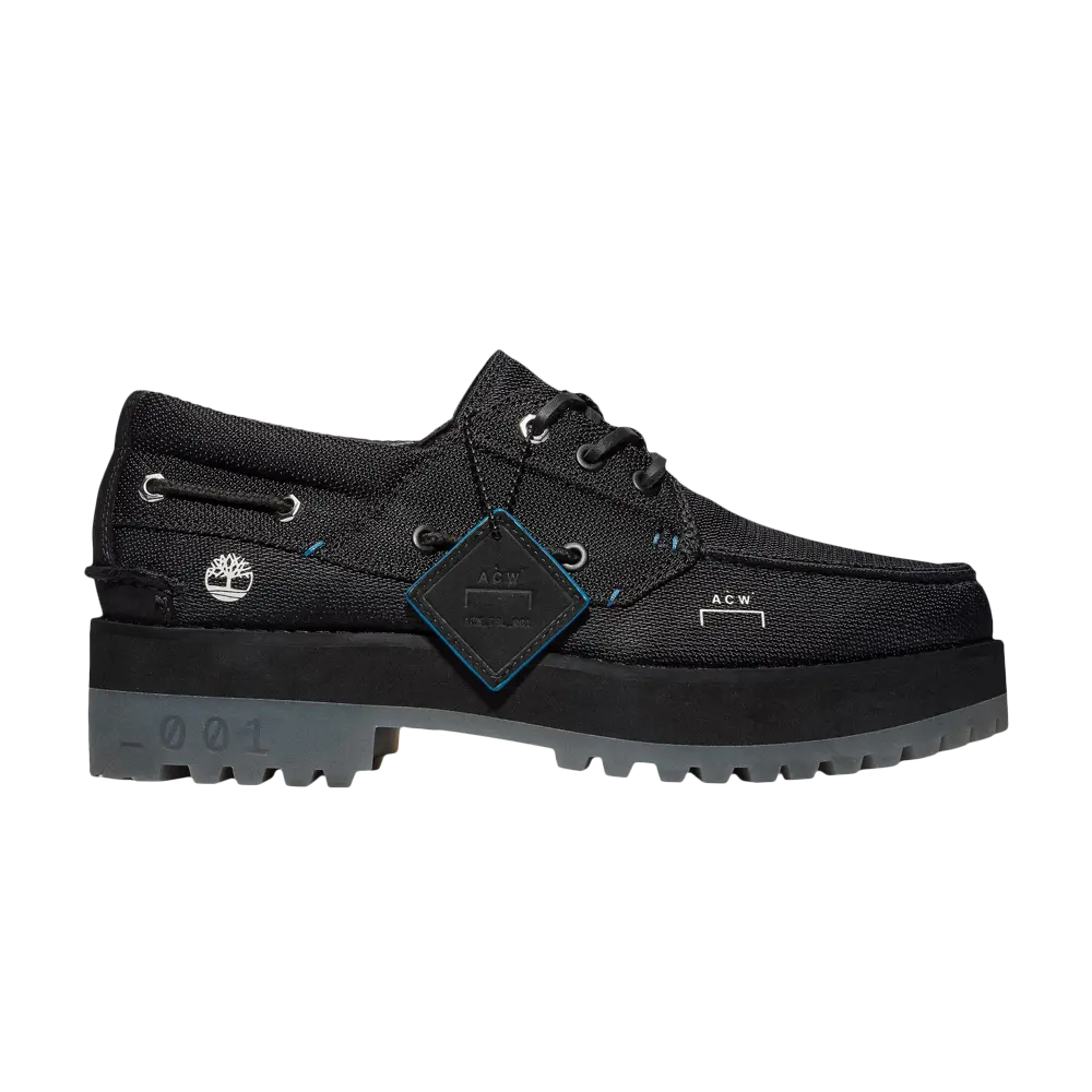 Ботинки A-Cold-Wall x Timberland 3-Eye Lug Boat, черный