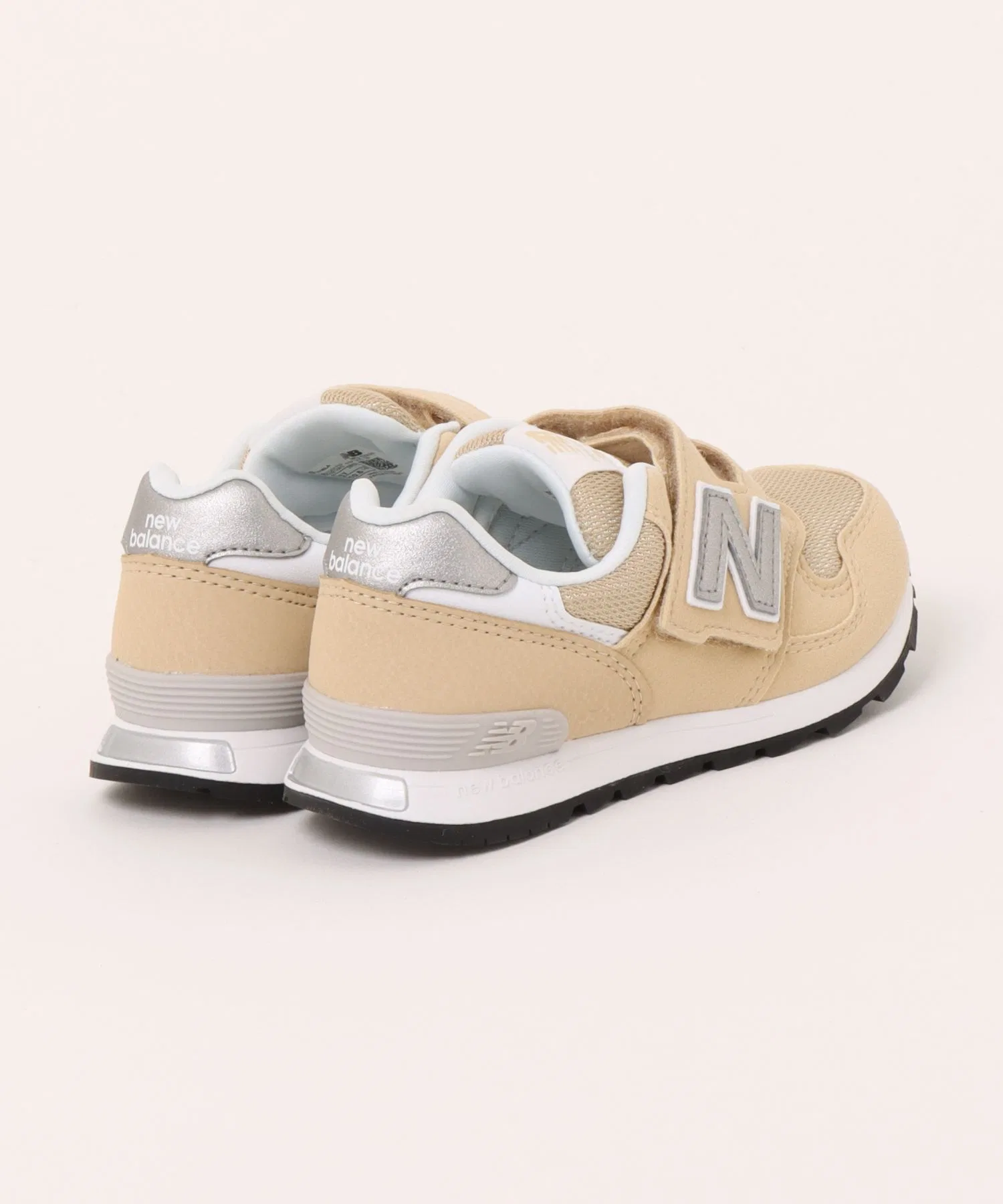 Детские кроссовки New Balance P313 для малышей, с ремешком, бежевые — фото 2