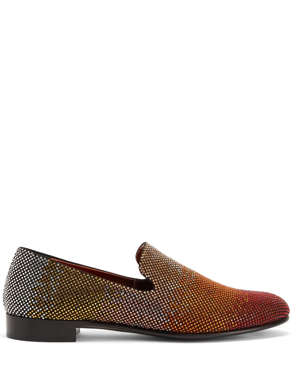 

Лоферы Lewis Sparkle с кристаллами Giuseppe Zanotti, мультиколор