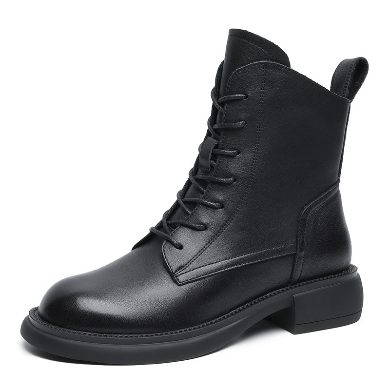 Ботинки Crew Martin 3,5 см женские Devanro, Black