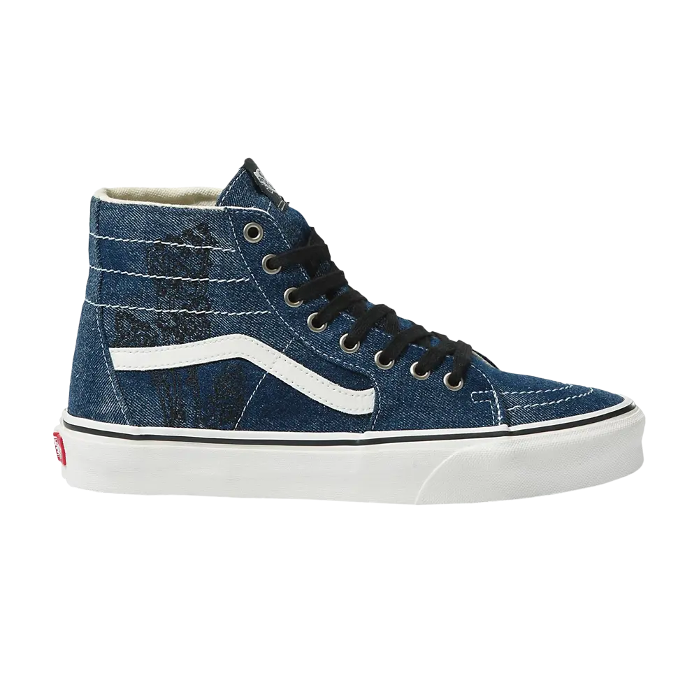Кроссовки Sk8-Hi Tapered Vans, синий