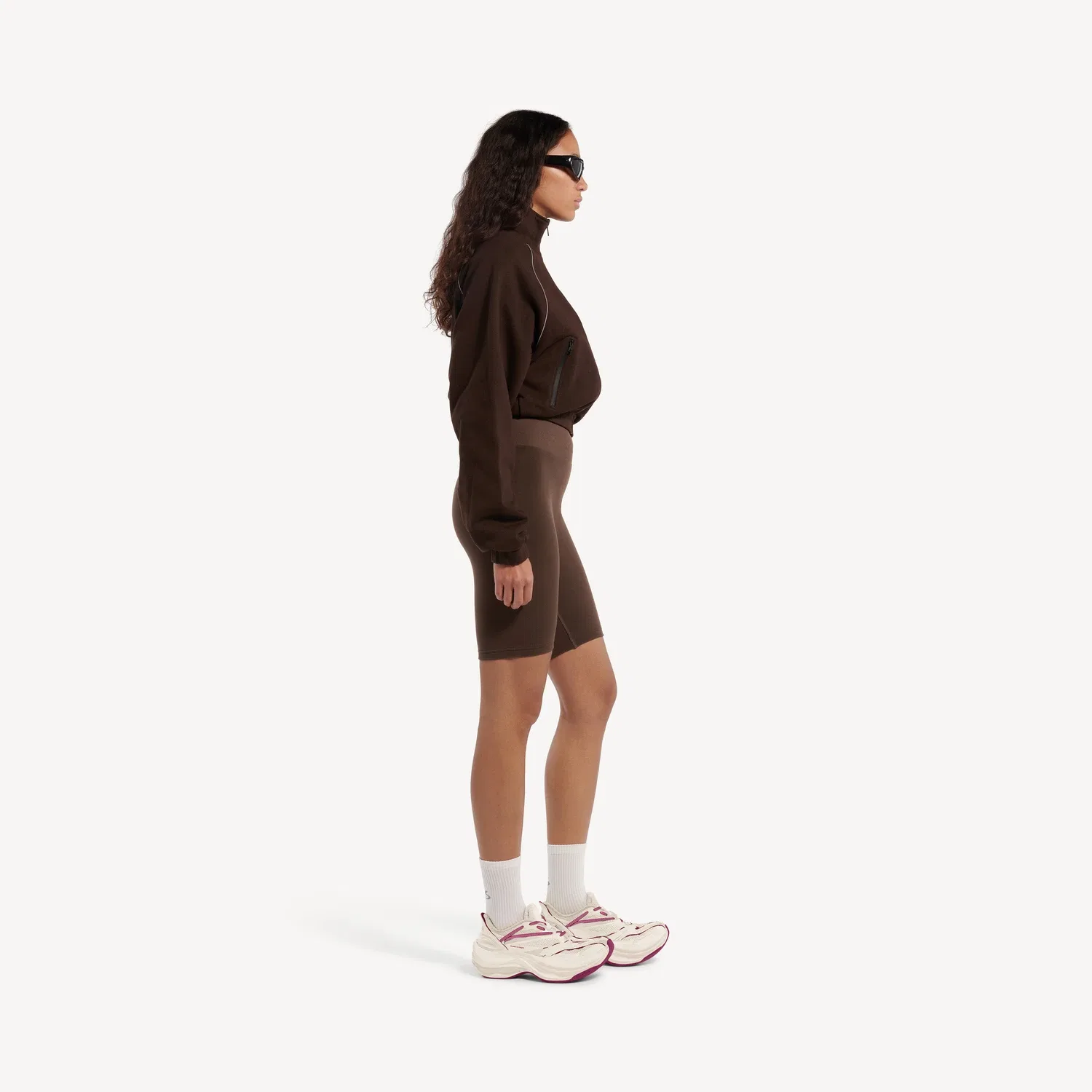 Женская куртка-трексьют Techwear цвета мокко Balenciaga — фото 3