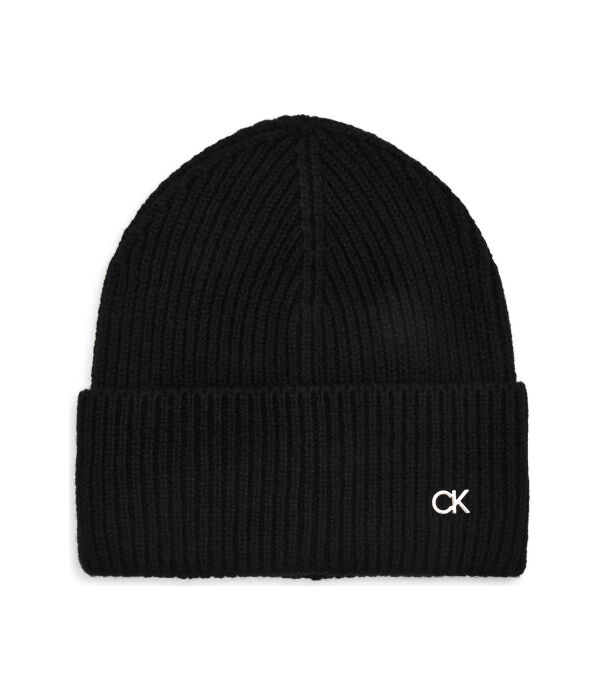 

Шапка женская Calvin Klein шерстяная с добавлением кашемира, черный