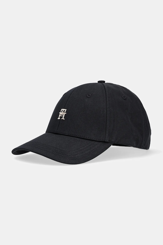 

Хлопковая кепка с козырьком Tommy Hilfiger, черный