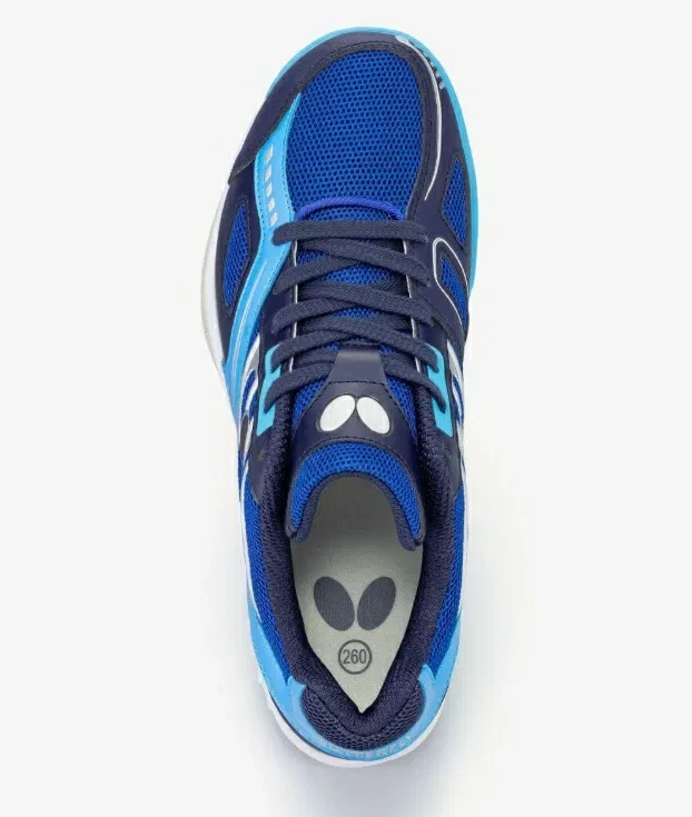 Кроссовки для настольного тенниса «Lezoline Mach» от Butterfly, Navy X Blue — фото 4
