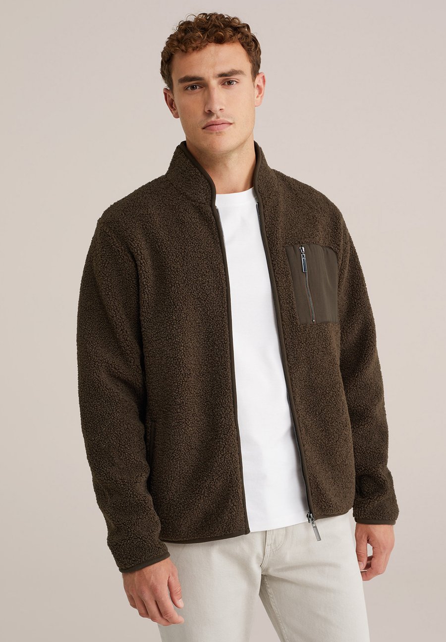 

Флисовая куртка WE Fashion Fleece jacket, Brown