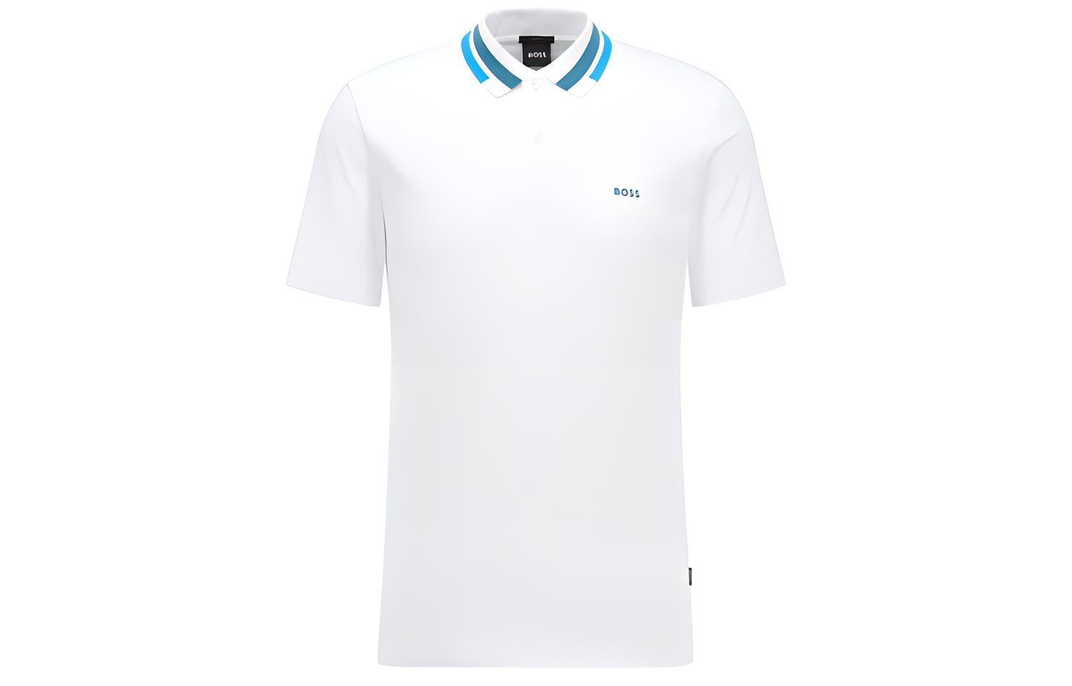 

Футболка поло мужская белая SS22 HUGO BOSS