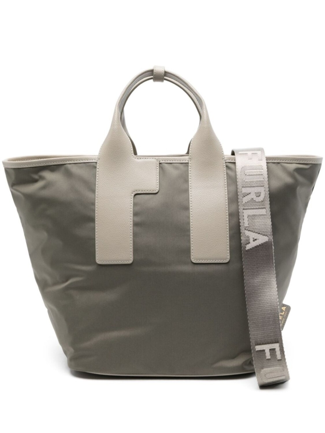 

Furla сумка-тоут с логотипом, зеленый