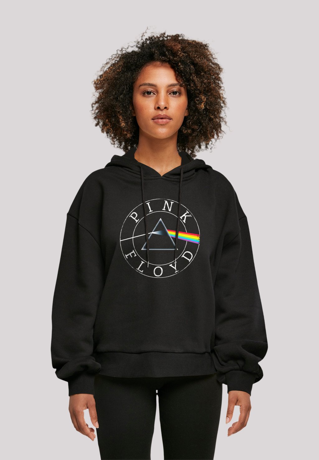 

Толстовка PINK FLOYD PRISM CIRCLE LOGO - Hoodie F4NT4STIC, черный