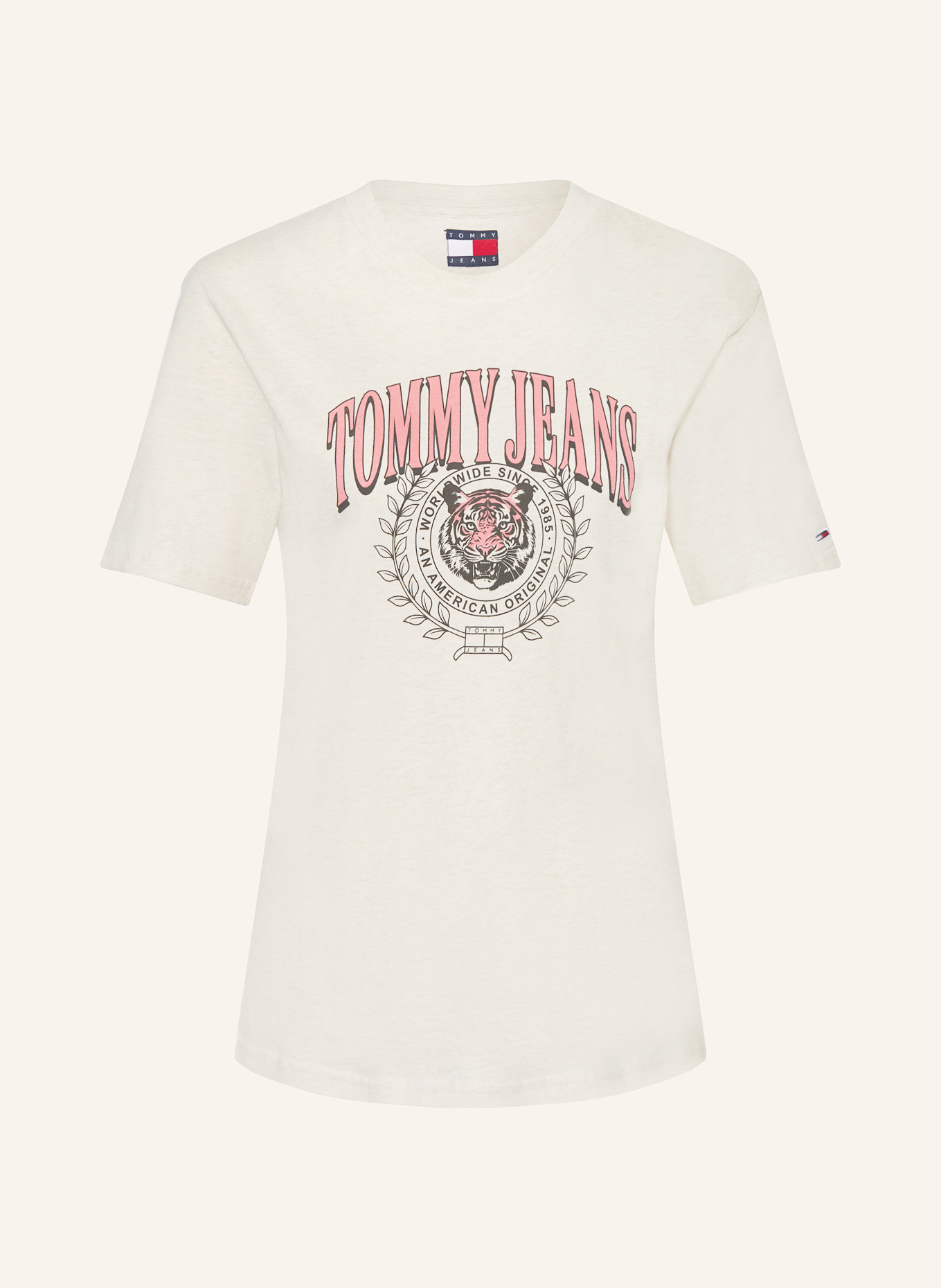 

Футболка Tommy Jeans, экрю
