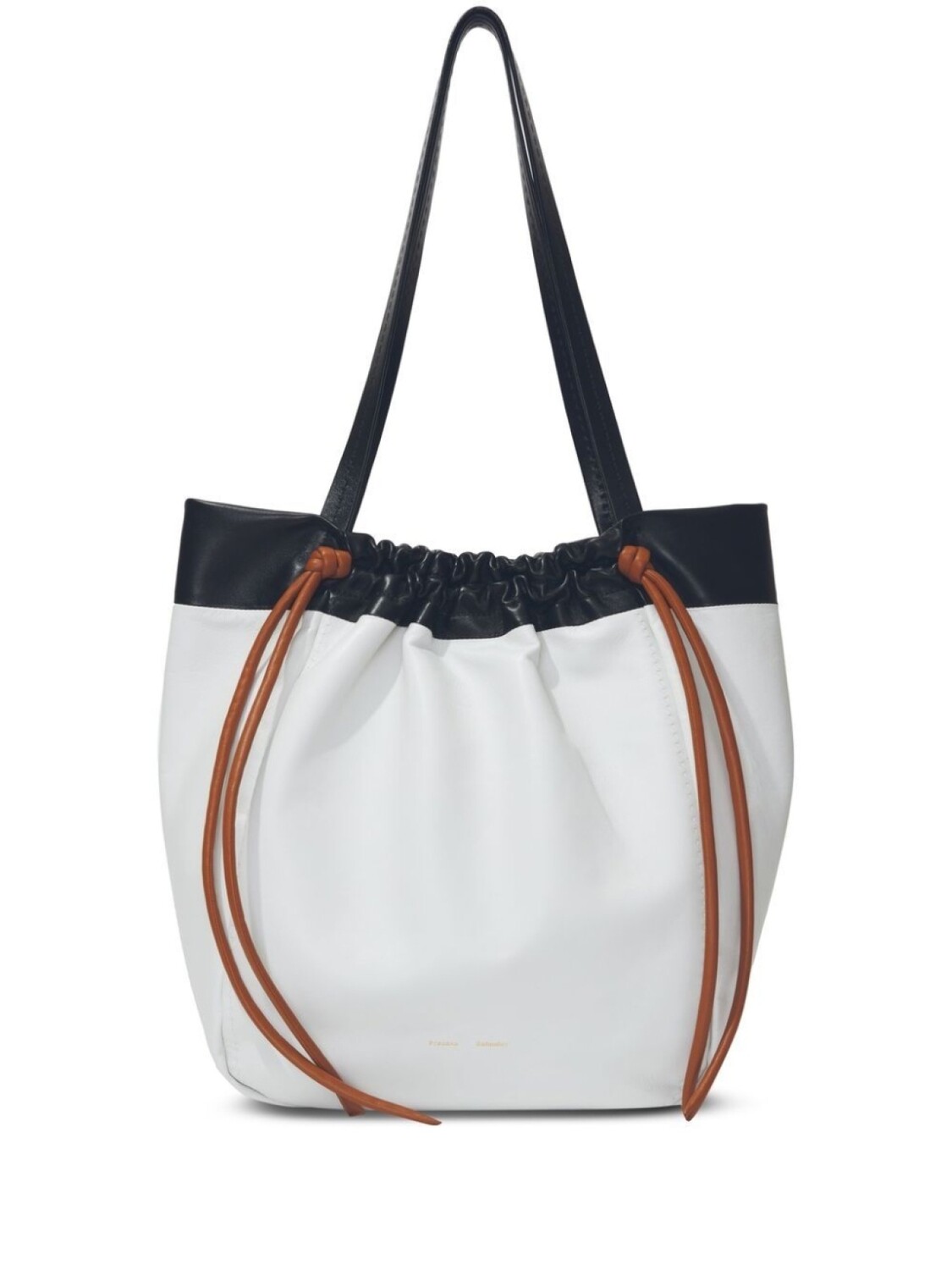

Proenza Schouler colour-block drawstring tote bag, белый