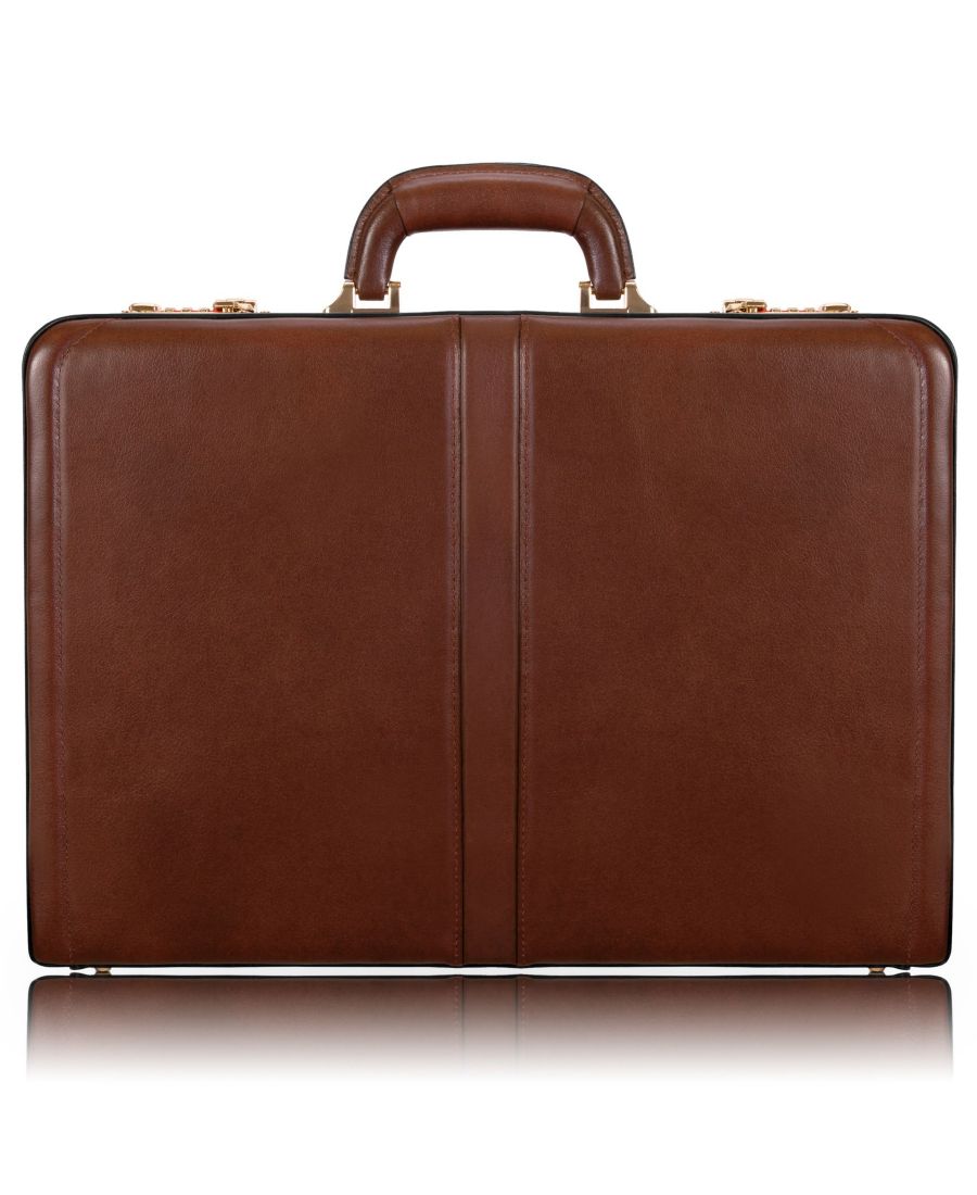 

Портфель-атташе Harper с расширяемой крышкой, 4,5 дюйма McKlein, коричневый