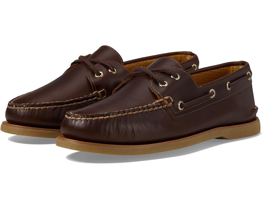 

Туфли Sperry Gold Authentic Original 2-Eye Seasonal, цвет Brown Leather