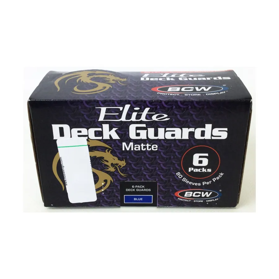 

Матовые конверты для карточек Elite — синие (6 упаковок по 80 шт.), Card Sleeves (BCW Supplies)