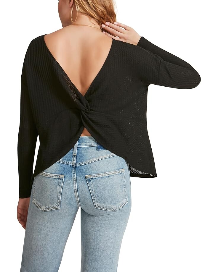 

Топ Steve Madden Never Been Twist Top, черный