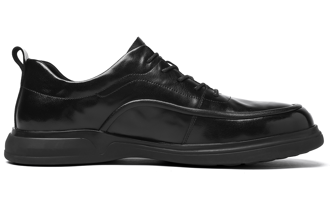Mulinsen Мужские повседневные кроссовки Low Top черные, цвет Black — фото 3