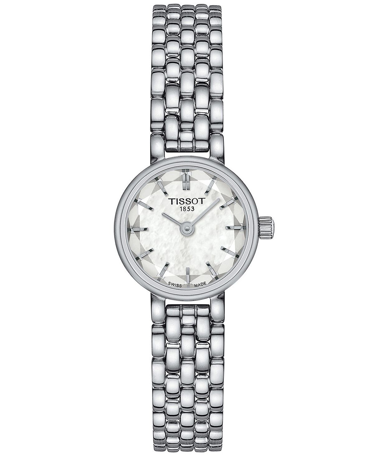 

Женские швейцарские часы с браслетом из нержавеющей стали, 20 мм Tissot, серый