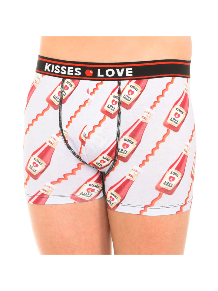

Боксеры Kisses and Love, разноцветный