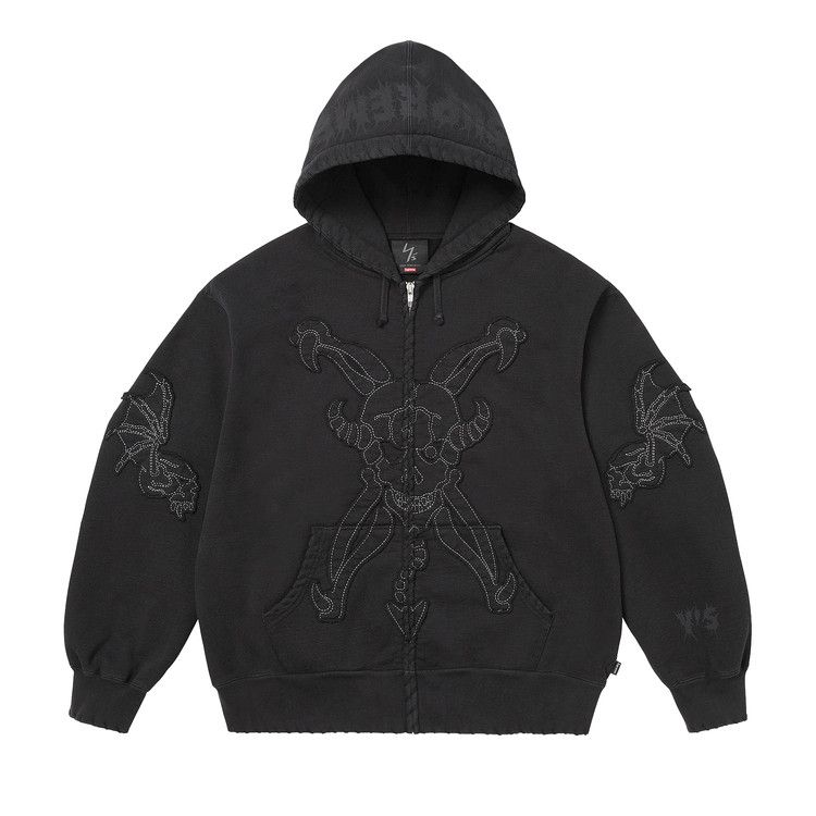 

Толстовка Supreme x Y’s Zip Up Hooded Sweatshirt, Black