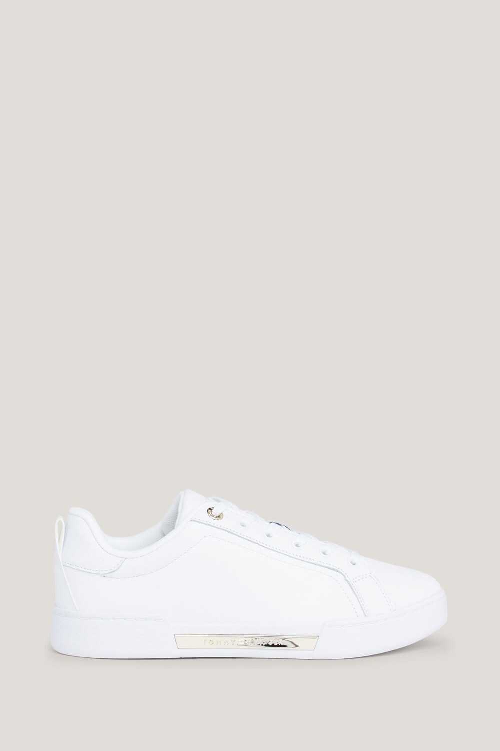 Белые шикарные кроссовки-лодочки Tommy Hilfiger, белый