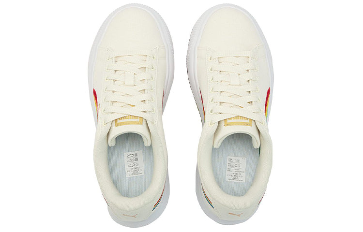 Кеды (WMNS) PUMA Suede Mayu Prism, кремовый — фото 4