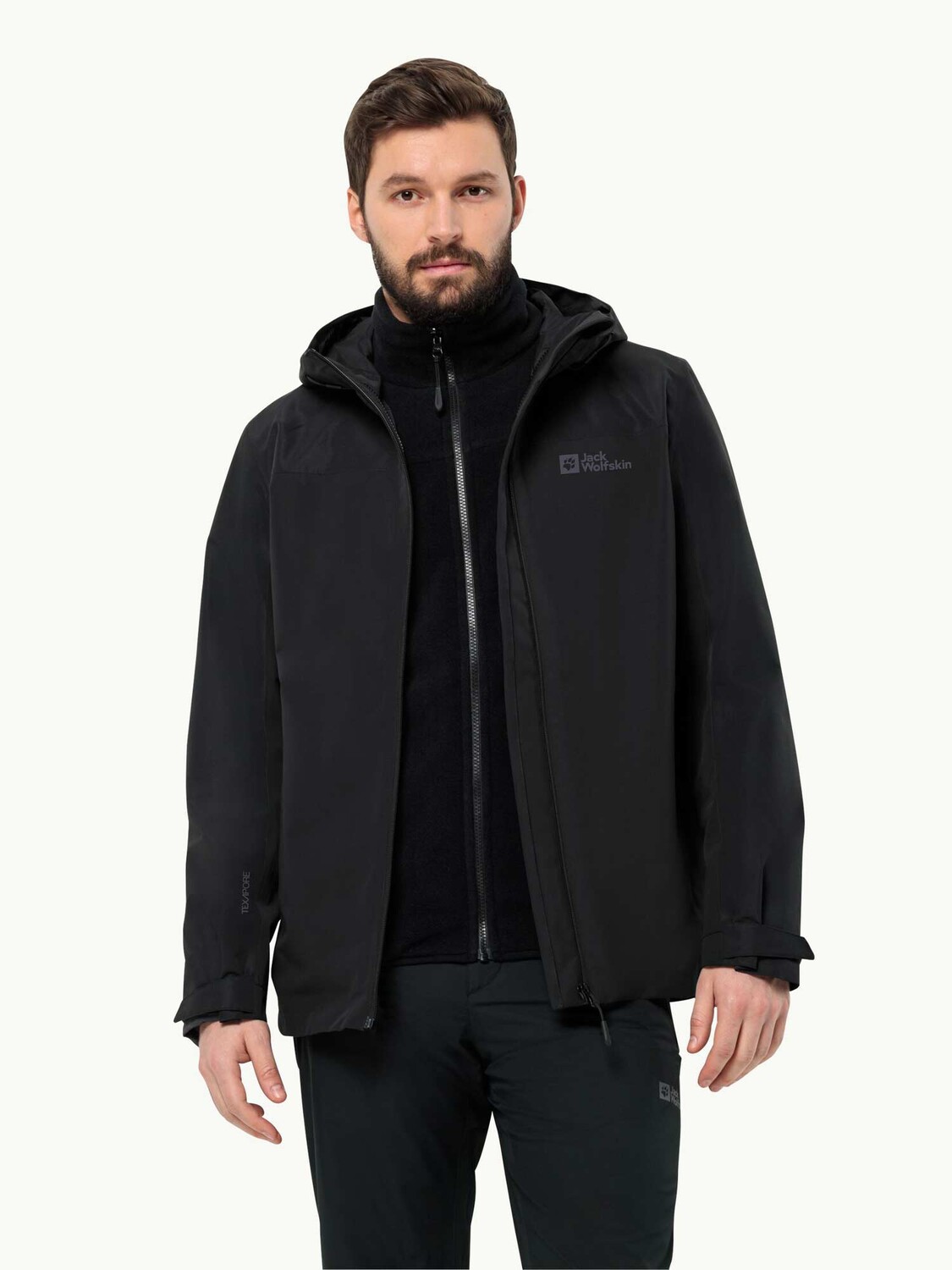 

Куртка Jack Wolfskin TAUBENBERG 3IN1 JKT M, черный
