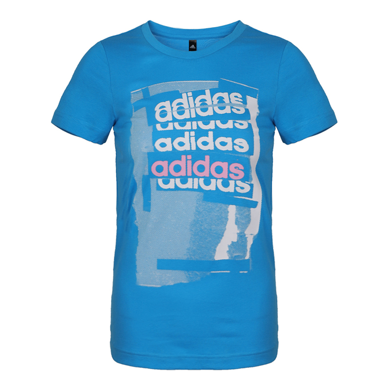 

Футболка женская синяя Adidas