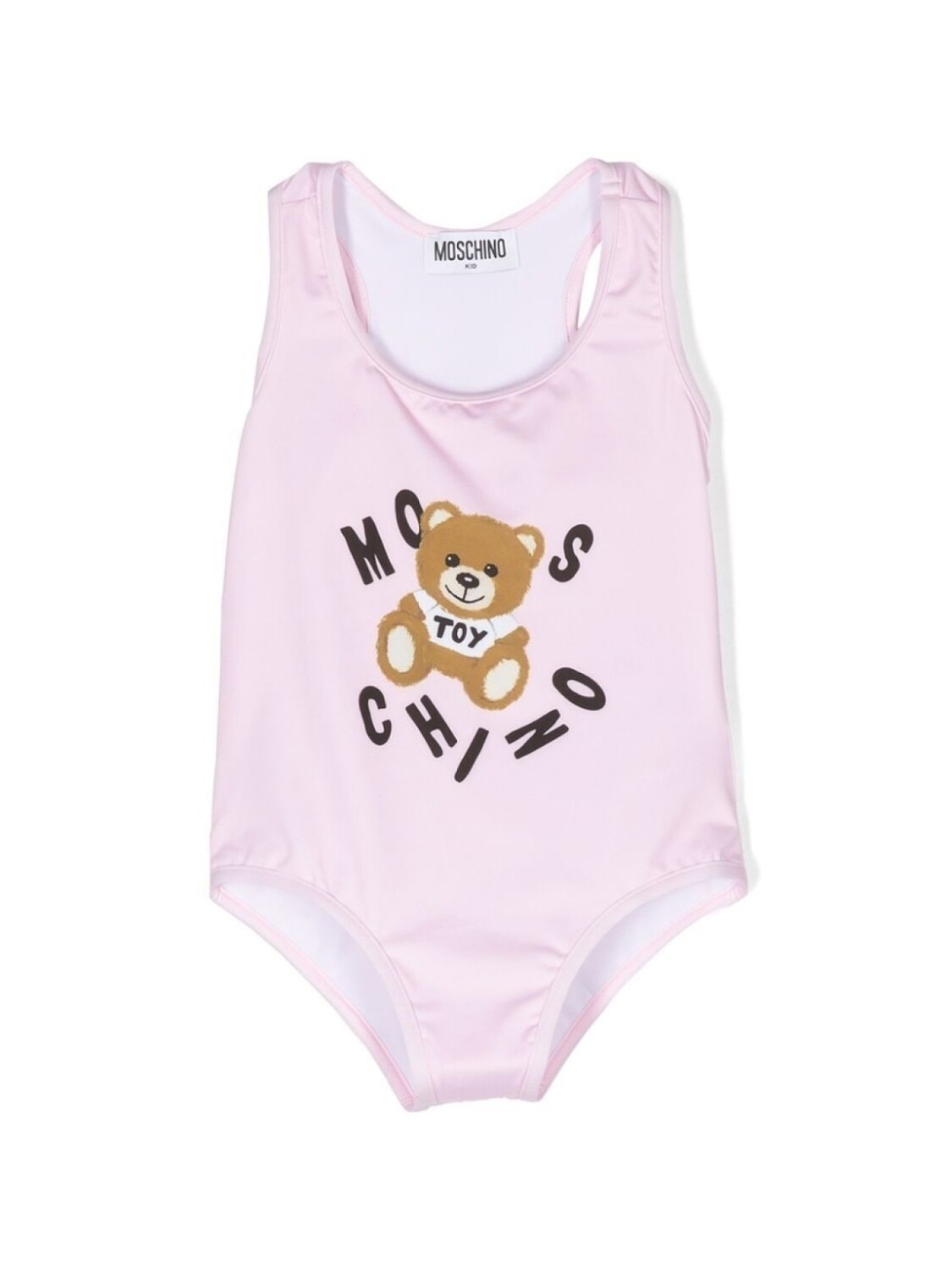 

Moschino Kids купальник с принтом Teddy-Bear, розовый