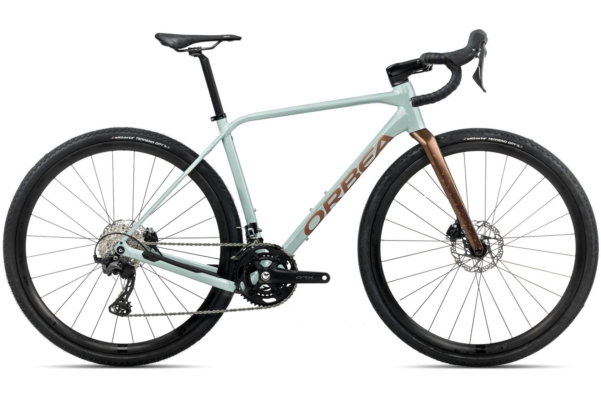 

Гравийный велосипед Orbea Terra h30 - 28 дюймов - diamant, blau | blue stone (gloss) - copper (matt)