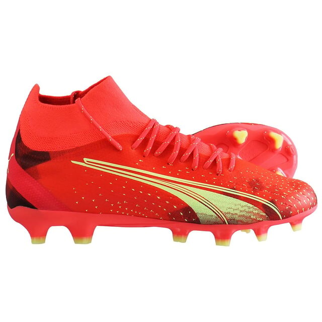 Красные мужские футбольные бутсы Ultra pro fg/ag Puma, красный — фото 4