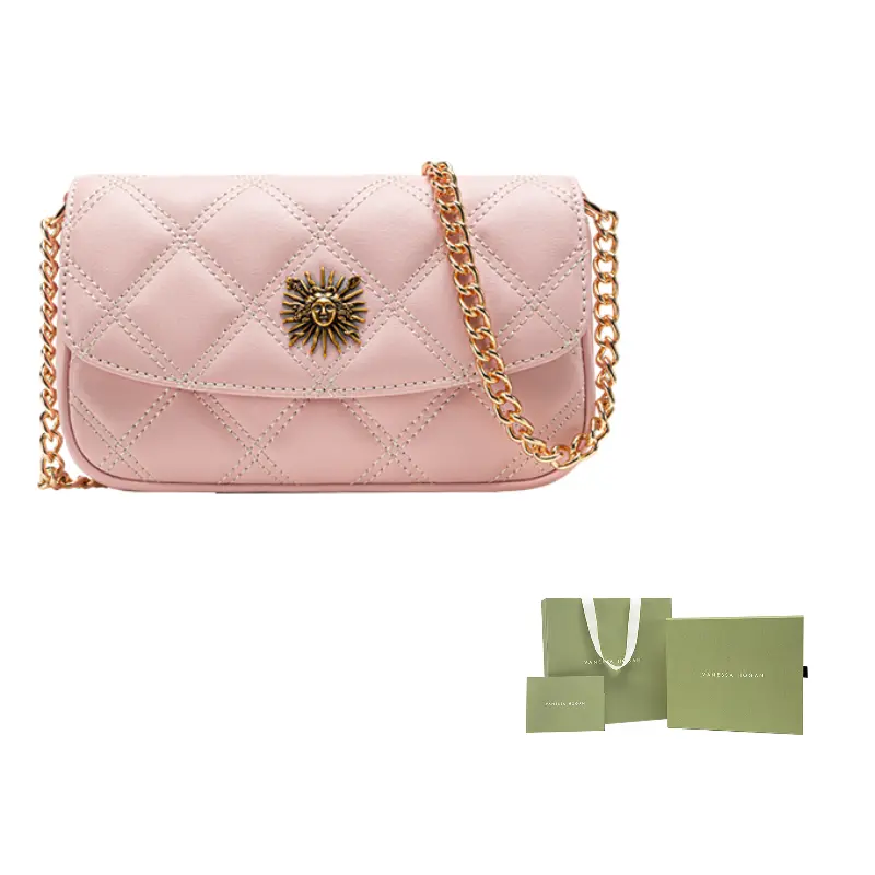 

VANESSA HOGAN Сумка через плечо из натуральной кожи, Light Pink