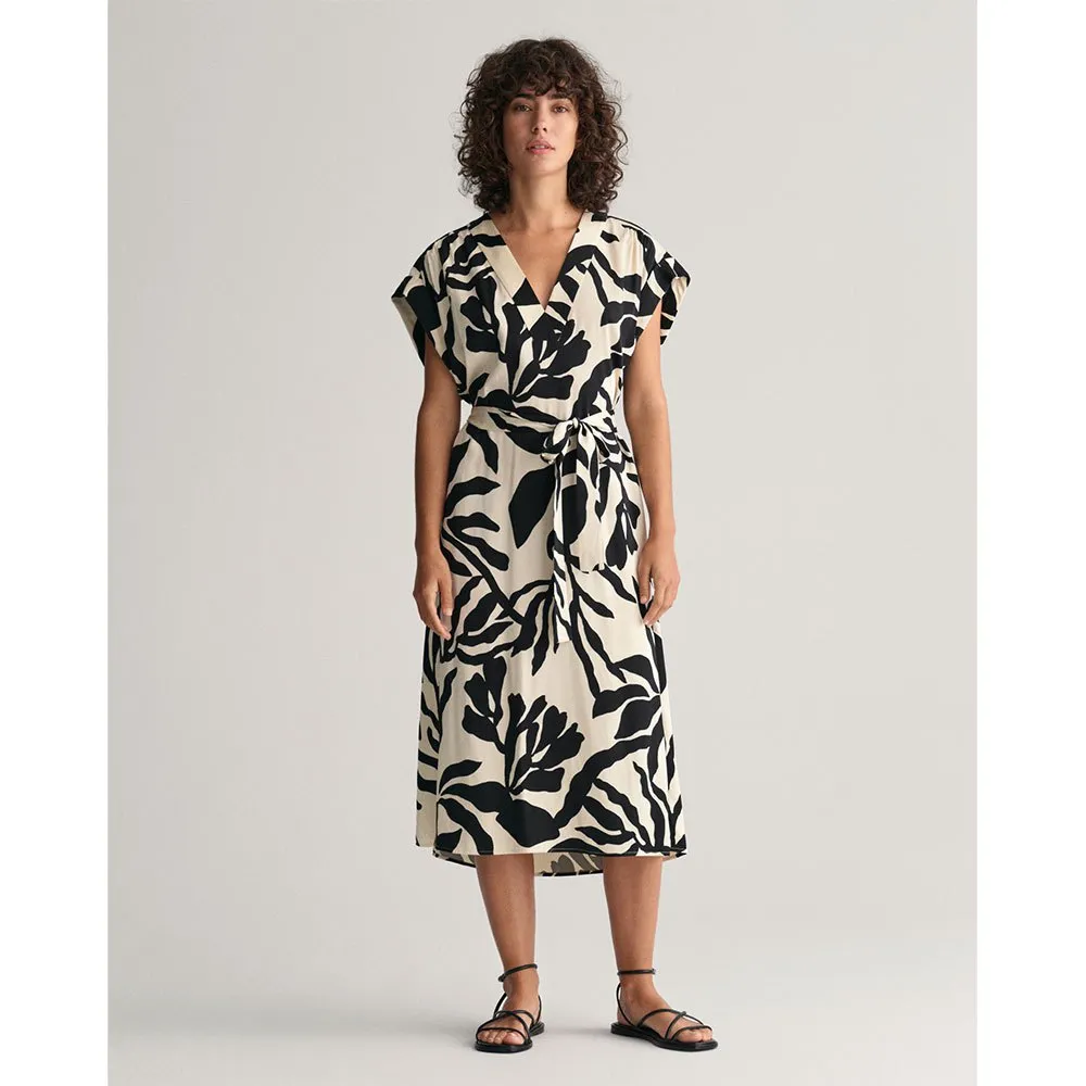 

Платье Gant Rel Palm Print Long, разноцветный