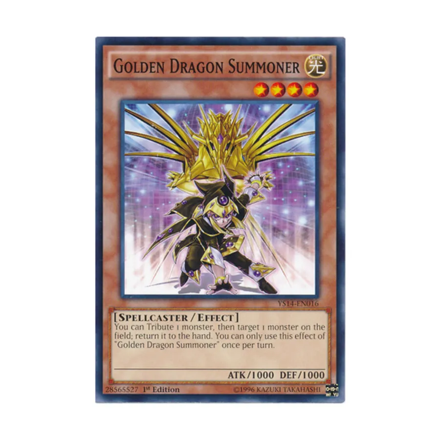 

CCG Призыватель Золотого Дракона (Обычный), Yu-Gi-Oh - Structure Deck - Space-Time Showdown - Singles
