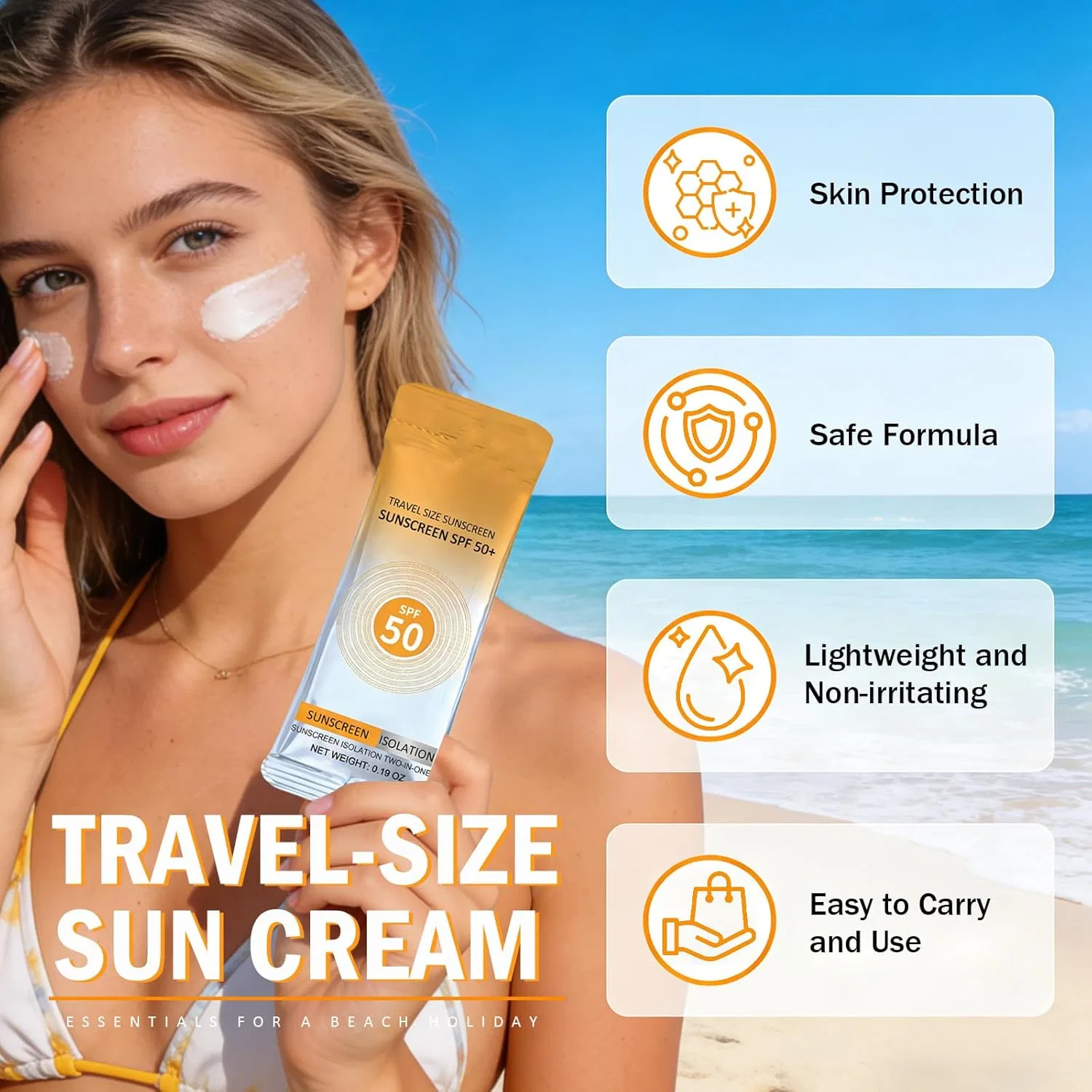 Солнцезащитный лосьон Sulily SPF 50+ PA++++, 30 шт. по 1 г — фото 2