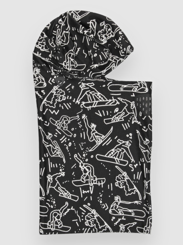 

Балаклава Buff Junior Thermonet Hinged Kids Sturmmaske, tivat black