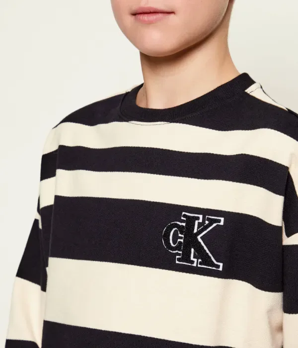 Толстовка relaxed fit Calvin Klein Jeans, черный — фото 4